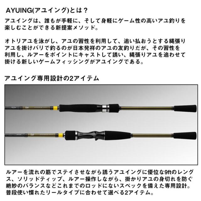 ダイワ 22 アユイング X 99HS-S (2026年追加モデル)【大型商品】【同梱不可】【他商品同時注文不可】