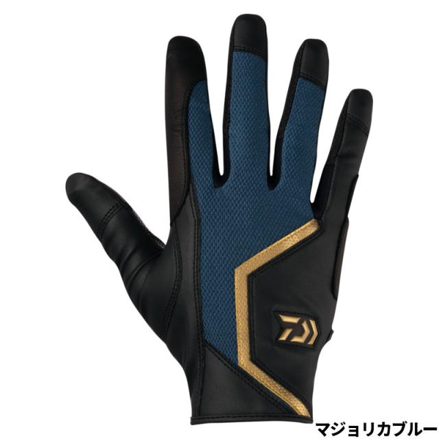 ダイワ グローブ DG-7324 オフショアレザーグローブ L マジョリカブルー【ゆうパケット】の通販は