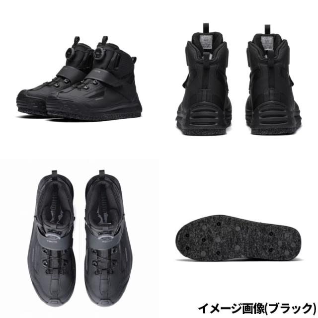 シマノ フットウェア DS+クイックゲームシューズ カットラバーピンフェルト 26.0cm レッド FS-073Y