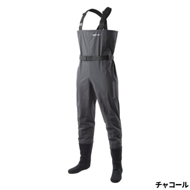 シマノ ウェーダー DS4 ウェーダー チェストハイ ソックス XL チャコール FF-044Y