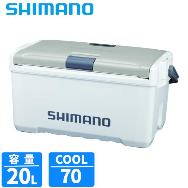 シマノ クーラーボックス ユニフリーズ LT 20L Wライトグレー ND-720Y クーラーボックス