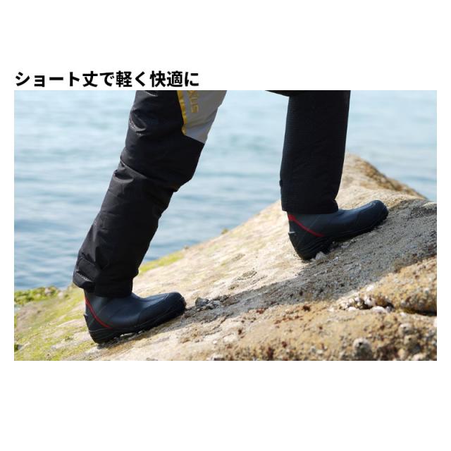 シマノ 防寒ウェア サーマルショートブーツ スパイク M チャコール FB