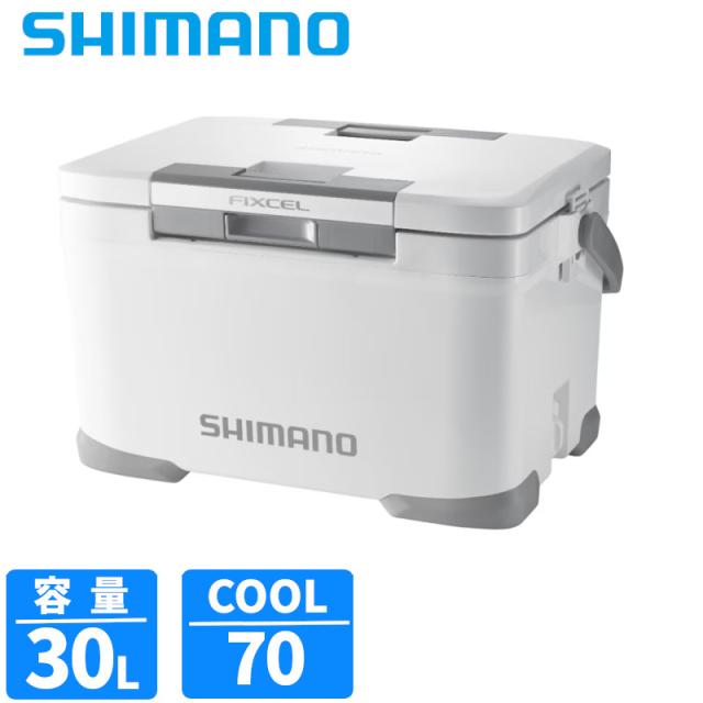 シマノ クーラーボックス フィクセル LT 30L Wライトグレー NF-730Z クーラーボックス