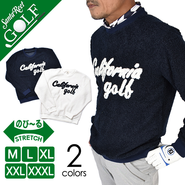 ゴルフウェア メンズ ゴルフ アウター ストレッチ フリース サガラ刺繍 Cg St1 コモンゴルフ おしゃれ サンタリート プルオーバー の通販はau Pay マーケット サンタリート