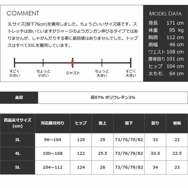 ゴルフウェア パンツ メンズ キングサイズ 3l 4l 5l ストレッチ ローライズ スリット ゴルフパンツ 大きいサイズ おしゃれ サンタリート の通販はau Pay マーケット サンタリート