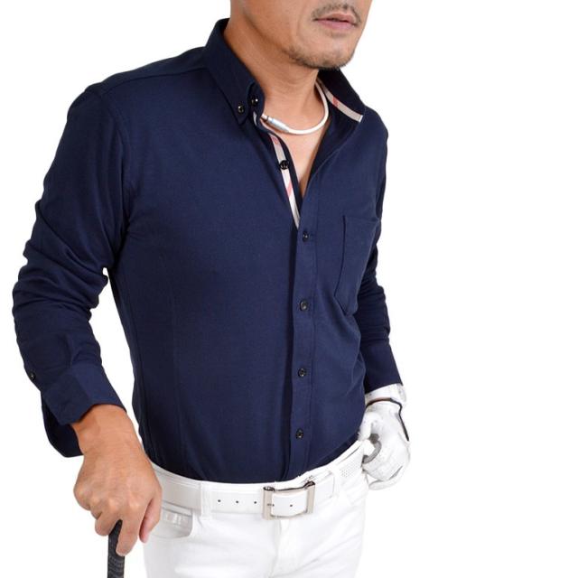 クールマックス前開き長袖ゴルフポロシャツメンズ サンタリート Gw P3671 Golfの通販はau Pay マーケット サンタリート