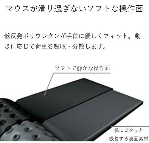 エレコム マウスパッド リストレスト一体型 疲労低減 'COMFY' ソフト(ブラック) MP-095BKの通販はau PAY マーケット  au PAY マーケット店 au PAY マーケット－通販サイト