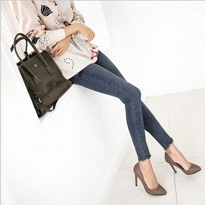 9分丈ウルトラストレッチデニム スキニーパンツ レギパン パギンス ジーンズ 16の通販はau Wowma Hirako