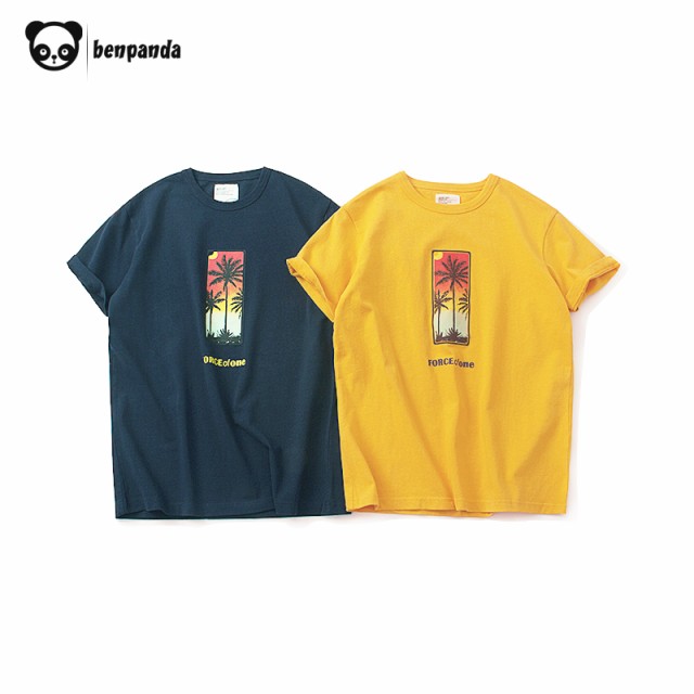 メンズファッション トップス Tシャツ 半袖 クルーネック ネイビー