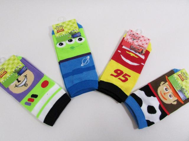 ディズニー 顔柄 ソックス 靴下 4点セット 子ども用disney B Toy Story Pixar Carsの通販はau Pay マーケット ギャラリーれんげ