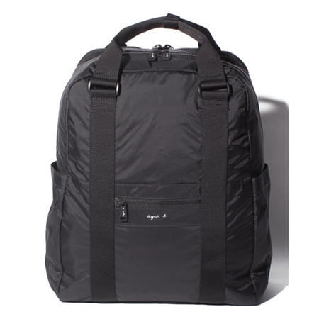 アニエスべー バックパック リュック ブラック agnes b ブランド 正規品 新品 ギフト プレゼント 人気 おすすめ 誕生日 記念日 クリスマス 送料無料 ラッピング無料
