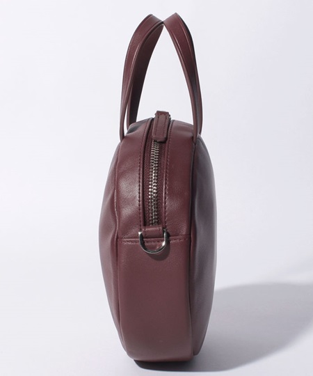 アニエスべー ハンドバッグ mario 2way サークルバッグ ボルドー agnes