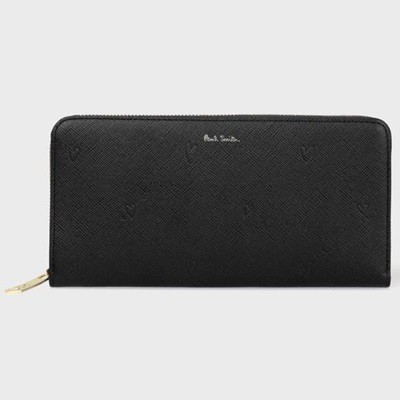 ポールスミス 財布 長財布 ラウンドジップ スミシーハート ブラック Paul Smithの通販はau Pay マーケット Paris Lounge