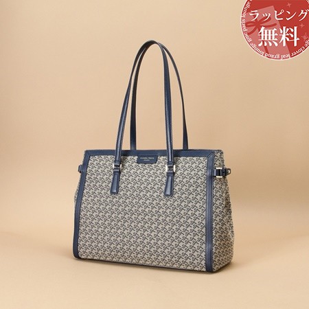 サマンサタバサ Samantha Thavasa トートバッグ ST Jacquard ネイビーの通販は
