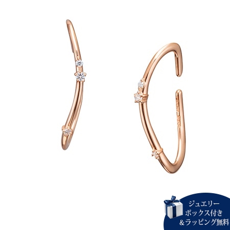 カナルヨンドシー Canal 4℃ イヤーカフ Jewel Flow シルバー キュービックジルコニア の通販はイヤリング