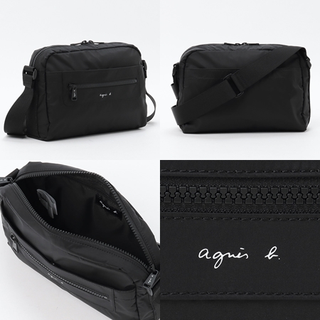 アニエスべー agnes b ユニセックス ショルダーバッグ ブラック ブランド 正規品 新品 ギフト プレゼント 人気 おすすめ 誕生日 記念日 クリスマス 送料無料 ラッピング無料_1