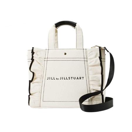 ジル バイ ジルスチュアート JILL by JILLSTUART バッグ トートバッグ フリルトート大 ホワイト ブランド 正規品 新品 ギフト プレゼント 人気 おすすめ 誕生日 記念日 クリスマス 送料無料 ラッピング無料_1