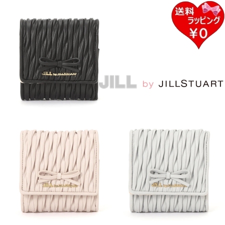 ジル バイ ジルスチュアート JILL by JILLSTUART 財布 折財布 三つ折り財布 ミニリボンパフィフラップウォレット レディース