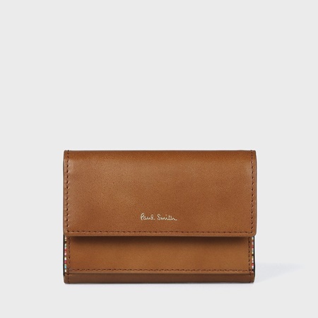 Paul Smith 茶色 レザー キーケース PSK153