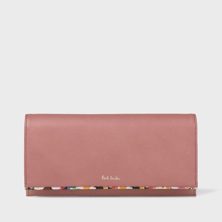 即納 ポールスミス Paul Smith 財布 長財布 マーガレットプリント