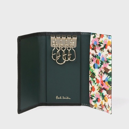 【Paul Smith】マーガレットプリントトリム キーケース マーガレットプリントトリム 名刺入れ / Paul Smith