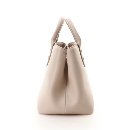 サマンサタバサプチチョイス Samantha Thavasa Petit Choice ハンドバッグ カバードボタン ホワイト ブランド 正規品 新品 ギフト プレゼント 人気 おすすめ 誕生日 記念日 クリスマス 送料無料 ラッピング無料_1