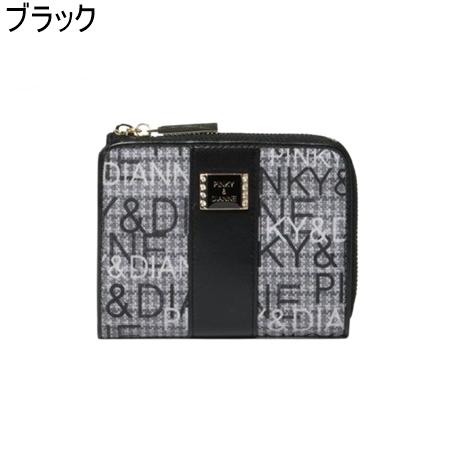 ピンキー＆ダイアン Pinky&Dianne 財布 折財布 ミックスツイード L字ファスナー折り財布 ブランド 正規品 新品 ギフト プレゼント 人気 おすすめ 誕生日 記念日 クリスマス 送料無料 ラッピング無料_2