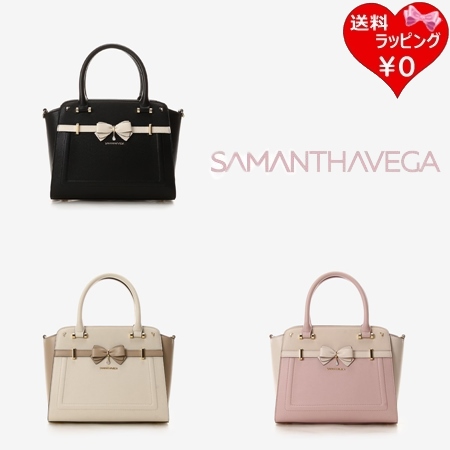 サマンサベガ Samantha Vega ハンドバッグ バイカラーアクセントリボンハンドバッグ 2way  の通販は 22,190円