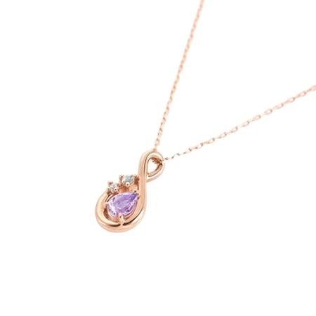 カナルヨンドシー Canal 4℃ カナル4℃ アクセサリー K18ピンクゴールド ネックレス アメシスト トパーズ ブランド 正規品 新品 ギフト プレゼント 人気 おすすめ 誕生日 記念日 クリスマス 送料無料 ラッピング無料_1