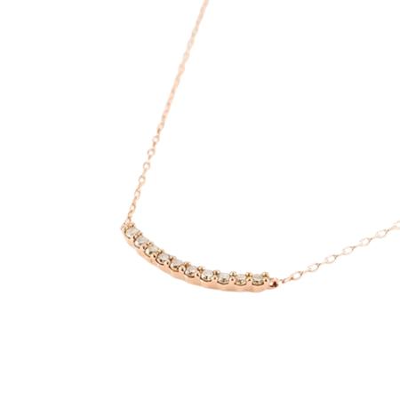 canal4℃(カナルヨンドシー) 3月誕生石K18ピンクゴールド(PG)ネックレス 151631223103 3月誕生石K18ピンクゴールド しずく ネックレス（ネックレス