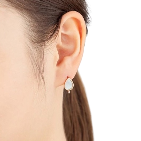 カナルヨンドシー Canal 4℃ カナル4℃ K10イエローゴールド ピアス シェル キュービックジルコニア ブランド 正規品 新品 ギフト プレゼント 人気 おすすめ 誕生日 記念日 クリスマス 送料無料 ラッピング無料_1