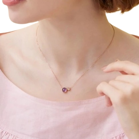 カナルヨンドシー Canal 4℃ カナル4℃ シルバー ネックレス アメシスト プレーナイト ブランド 正規品 新品 ギフト プレゼント 人気 おすすめ 誕生日 記念日 クリスマス 送料無料 ラッピング無料_3