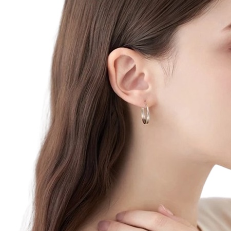 Canal 4℃ プラチナ ピアス トパーズ ブルートパーズ ピアス プラチナ