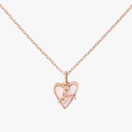 アニエスベー agnes b ネックレス NECKLACE b. Loved MOPネックレス シルバー ピンク  ブランド 正規品 新品 ギフト プレゼント 人気 おすすめ 誕生日 記念日 クリスマス 送料無料 ラッピング無料_1
