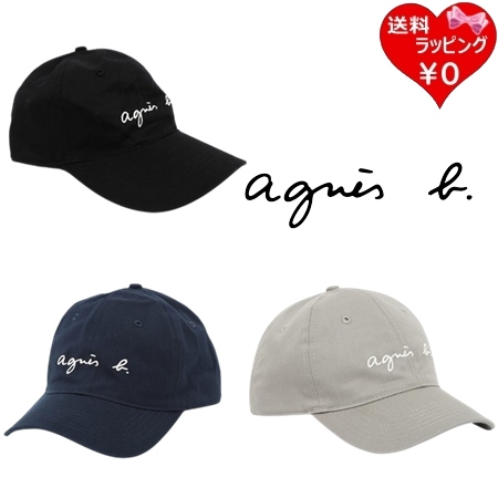 【送料無料】【ラッピング無料】アニエスベー agnes b キャップ 帽子 CASQUETTE ロゴキャップ 綿100％