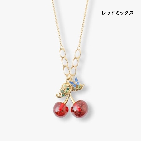 アナスイ ANNASUI ネックレス チェリーモチーフ ネックレス ブランド 正規品 新品 ギフト プレゼント 人気 おすすめ 誕生日 記念日 クリスマス 送料無料 ラッピング無料_1
