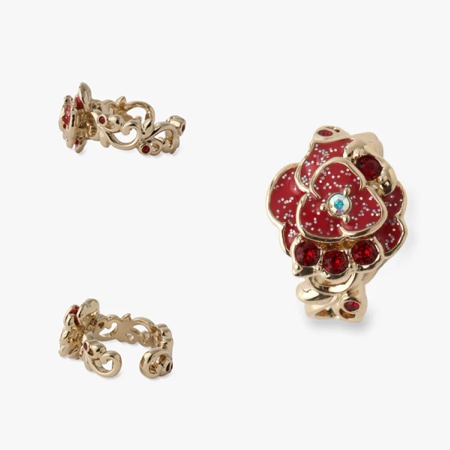 アナスイ ANNASUI ネックレス イヤーカフ 誕生石カラー 1月 ガーネット 2点セット ブランド 正規品 新品 ギフト プレゼント 人気 おすすめ 誕生日 記念日 クリスマス 送料無料 ラッピング無料_4