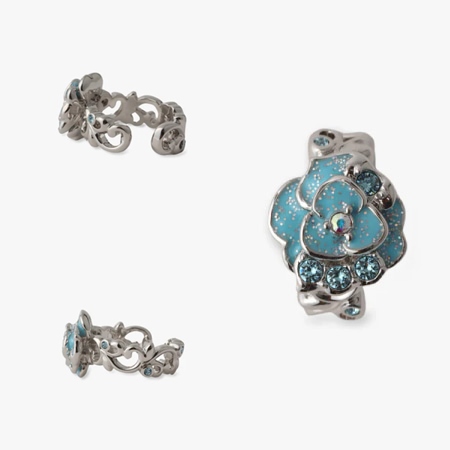 アナスイ ANNASUI ネックレス イヤーカフ 誕生石カラー 3月 アクアマリン 2点セット ブランド 正規品 新品 ギフト プレゼント 人気 おすすめ 誕生日 記念日 クリスマス 送料無料 ラッピング無料_4