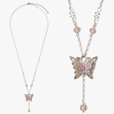 アナスイ ANNASUI ネックレス 蝶モチーフ 2点セット ベージュ ブランド 正規品 新品 ギフト プレゼント 人気 おすすめ 誕生日 記念日 クリスマス 送料無料 ラッピング無料_4