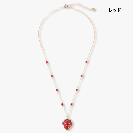 アナスイ ANNASUI ネックレス いちごモチーフ ブランド 正規品 新品 ギフト プレゼント 人気 おすすめ 誕生日 記念日 クリスマス 送料無料 ラッピング無料_3