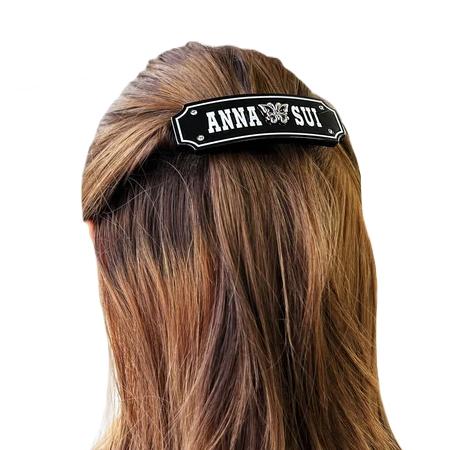 アナスイ ANNASUI アクセサリー 髪留め 髪飾り ロゴモチーフ バレッタ ブラック ブランド 正規品 新品 ギフト プレゼント 人気 おすすめ 誕生日 記念日 クリスマス 送料無料 ラッピング無料_2
