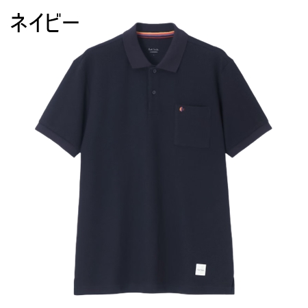 ポールスミス 半袖 ポロシャツ マルチスポット メッシュ DRY ダークネイビー ポールスミス 半袖 ポロシャツ マルチスポット メッシュ DRY