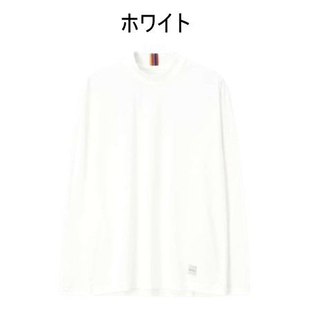 ポール・スミス Paul Smith Tシャツ ストライプタブ モックネック