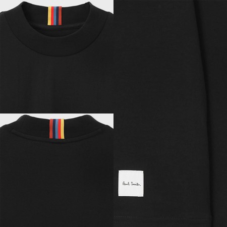 ポール・スミス Paul Smith Tシャツ ストライプタブ モックネック