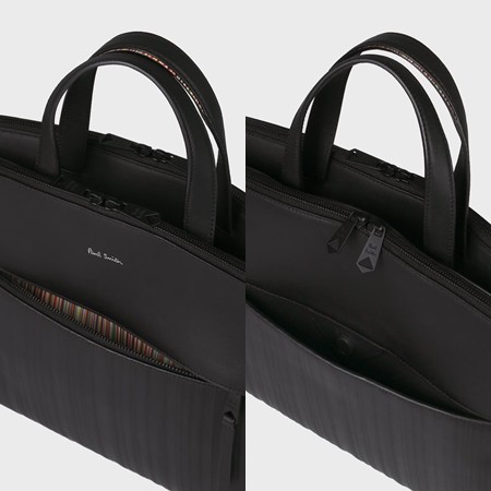 ポール・スミス Paul Smith ブリーフケース シャドーストライプ