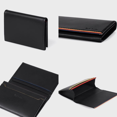 ポールスミス Paul Smith カードケース ストライプカラードエッジ 名刺入れ  ブランド 正規品 新品 ギフト プレゼント 人気 おすすめ 誕生日 記念日 クリスマス 送料無料 ラッピング無料 ポールスミス Paul Smith カードケース ストライプカラードエッジ 名刺