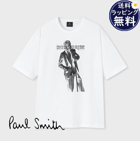 【送料無料】【ラッピング無料】ポールスミス Paul Smith Tシャツ Rock Musician 半袖 綿100% ホワイト