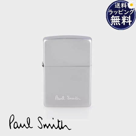 【送料無料】【ラッピング無料】ポールスミス Paul Smith Paul Smith ロゴ ZIPPO アメリカ製 シルバー