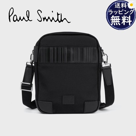 【送料無料】【ラッピング無料】ポールスミス Paul Smith ショルダーバッグ シャドーストライプ ミニショルダーバッグ ブラック