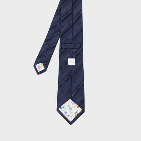 ルイヴィトン ネクタイ モノグラム エクリプス シルク100％ ブルー